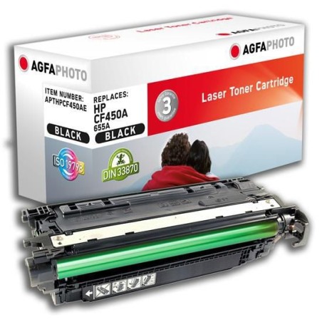 AgfaPhoto TONER BLACK RPL CF450A 655A - High Quality Replacement Toner (APTHPCF450A)